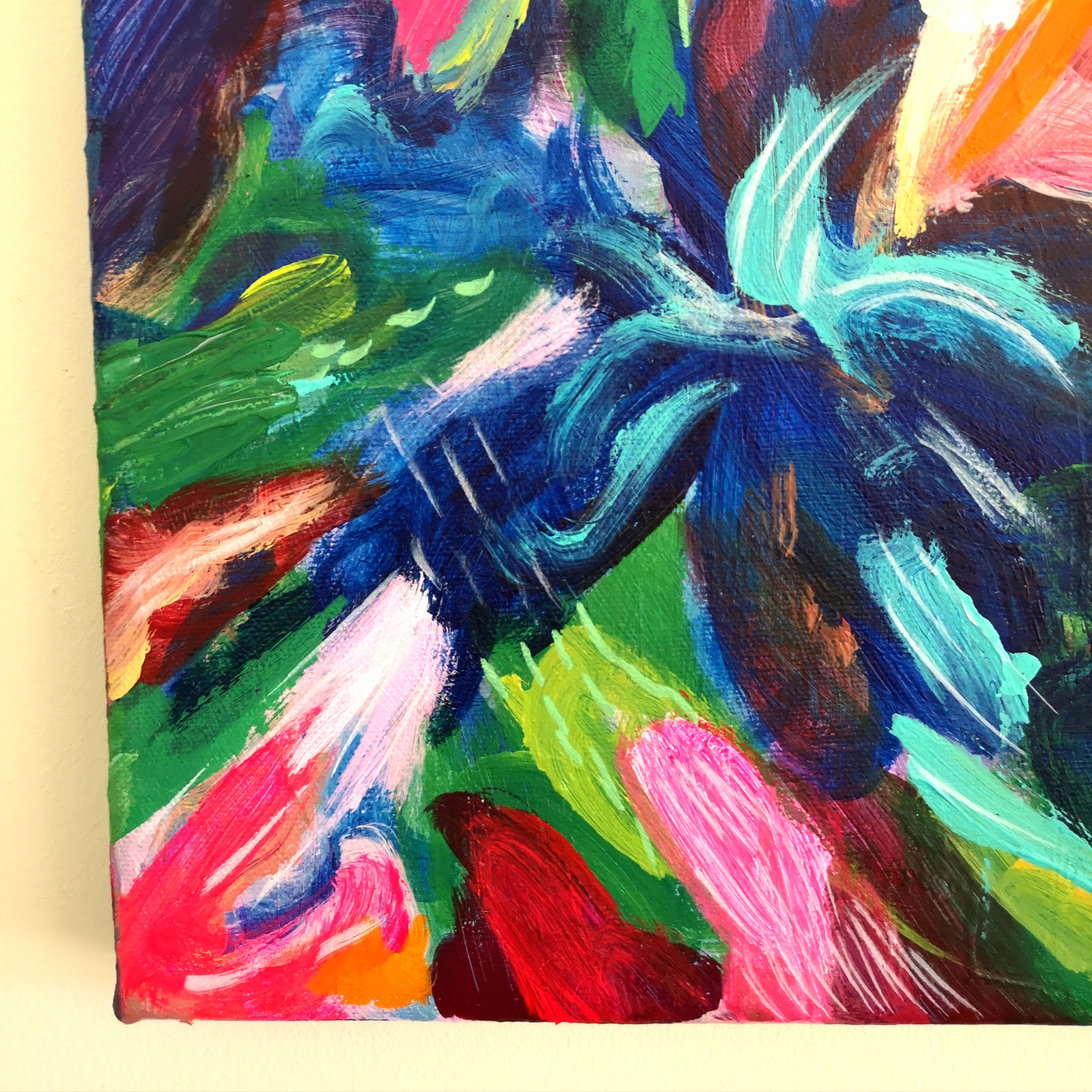 "In Full Bloom" Original Abstract Painting Lincoln
